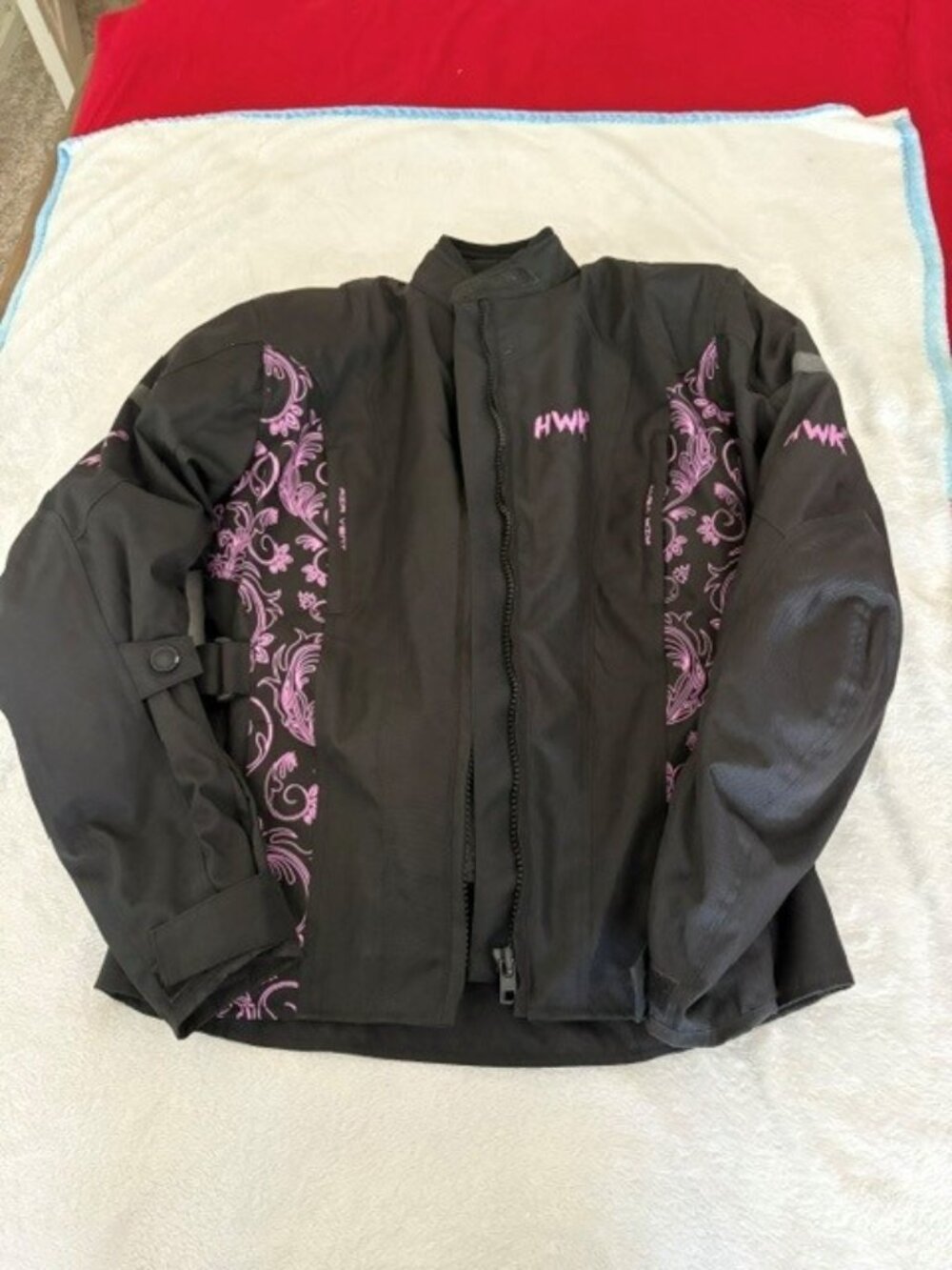 Women's HWK Motorcycle Jacket, Worn just a couple of times, no accidents